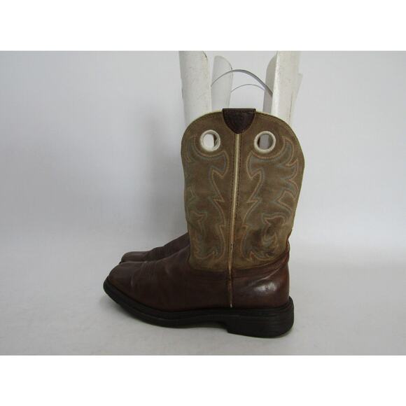 Ariat Mens Size 6 D Brown Suede Leather Buckaroo Cowboy Western Boots main image 7